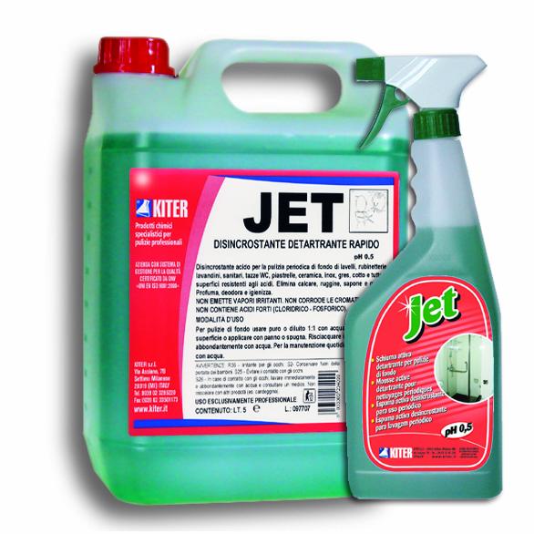 JET BIDON DE 5L désincrustant sanitaires acide à mousse active