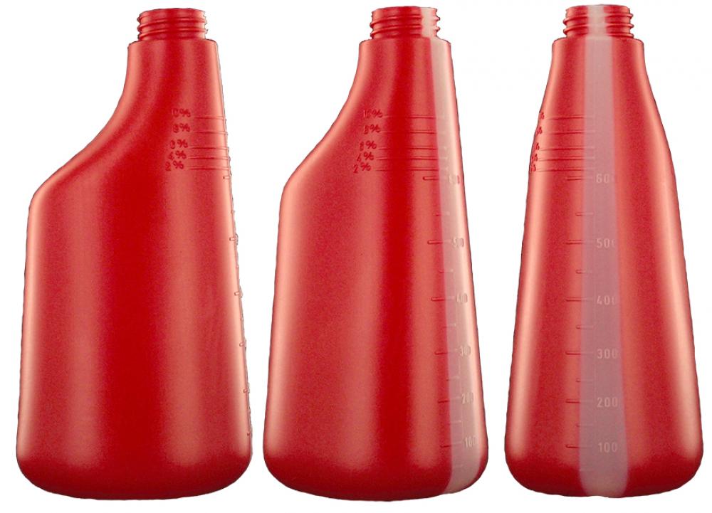 RESERVOIR PE 600ml POUR PULVERISATEUR ROUGE