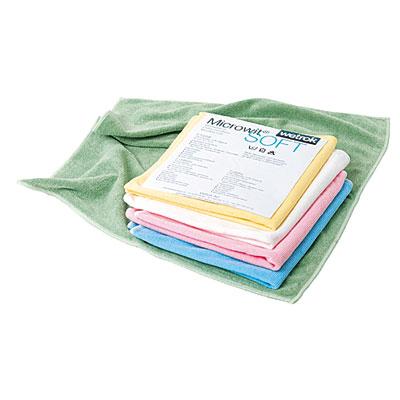 TISSU MICROFIBRE MICROWIT SOTF ROUGE WETROK (paquet de 5)