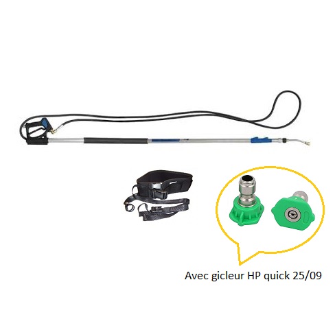 LANCE TELESCOPIQUE 2.5 M a 5.5 / M 22 NHP AVEC HARNAIS