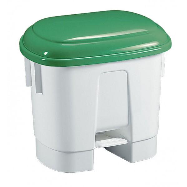 POUBELLE SIRIUS 30L COUVERCLE VERT