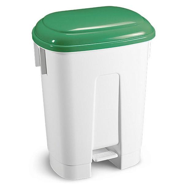 POUBELLE SIRIUS 60L COUVERCLE VERT