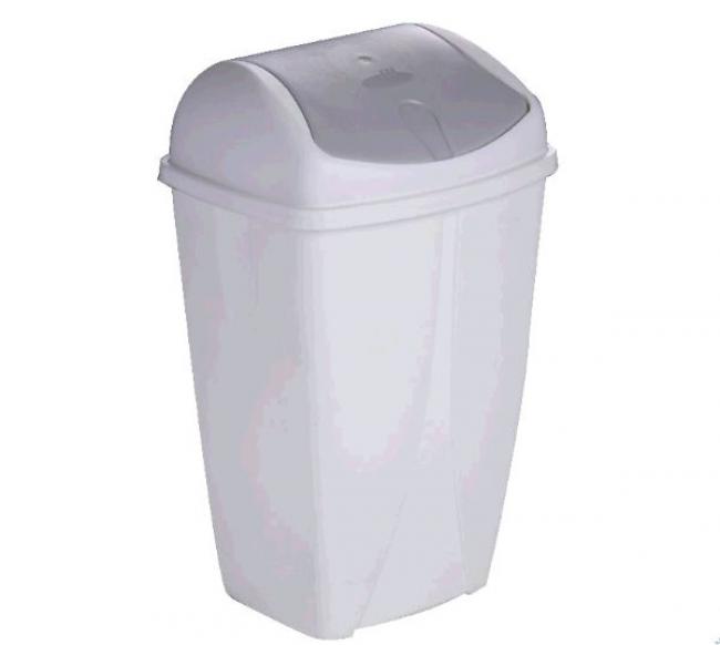 POUBELLE SWING 50L BLANCHE