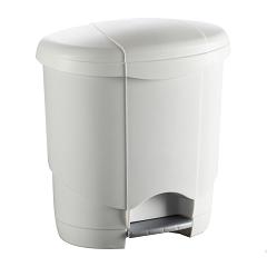 POUBELLE PEDALE LOLLY 6L BLANCHE