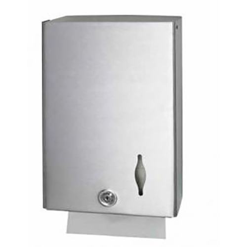 DISTRIBUTEUR ESSUIE MAINS PLIE INOX BRILLANT