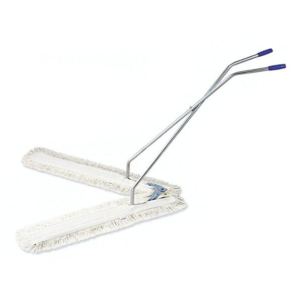 BALAI CISEAUX COMPLET 2x100CM (manche+support+jeu de frange)