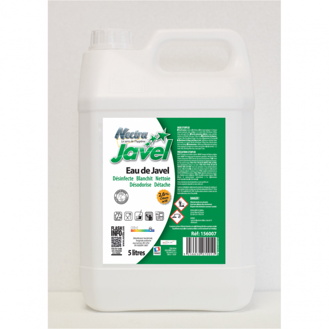 EAU DE JAVEL 2,6% Bidon de 5L