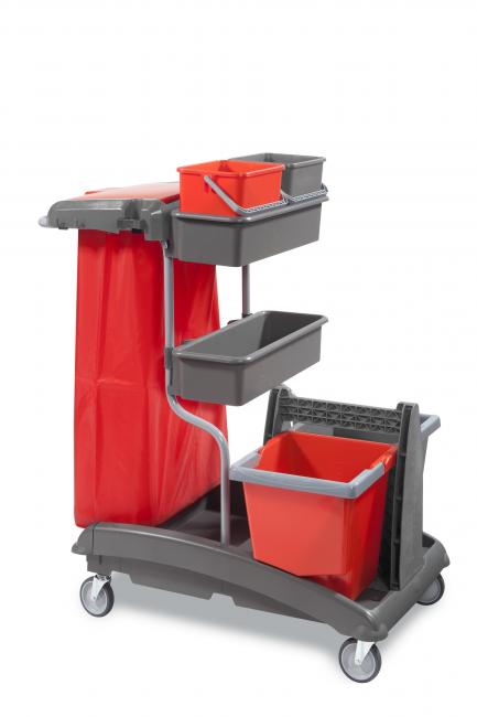 CHARIOT MULTISERVICES IDEATOP6 - PANIER PORTE PRODUIT - SANS PRESSE