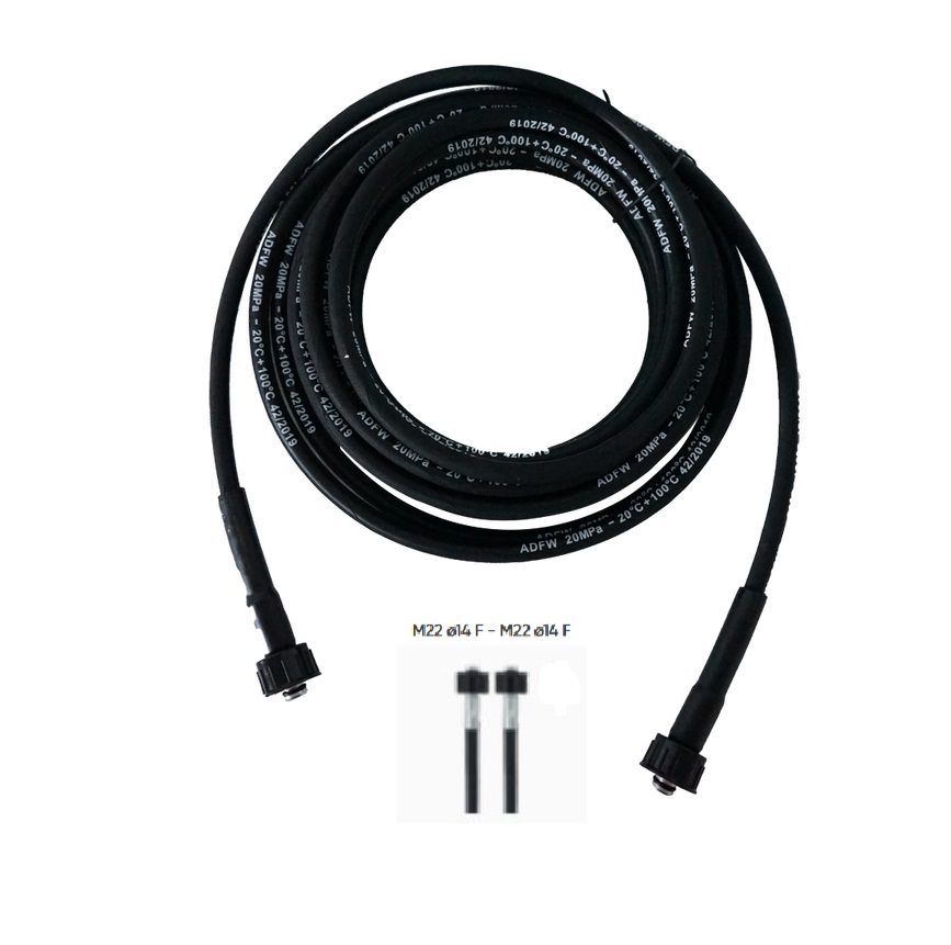 FLEXIBLE HP R 17 10 M diam 06 M 22 x 2 NHP BC 6-140 / 14-200 / 280