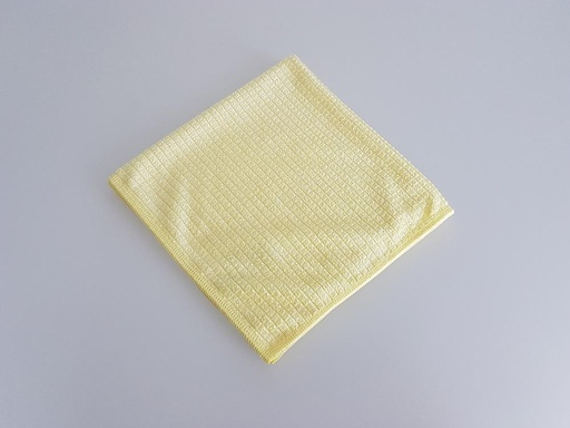 [450110J] TISSU MICROFIBRE QUADRI GAUFFREE 39X39 JAUNE