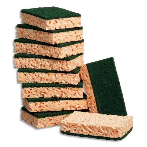 [451115] TAMPONGE VERT GRAND MODELE (paquet de 10)