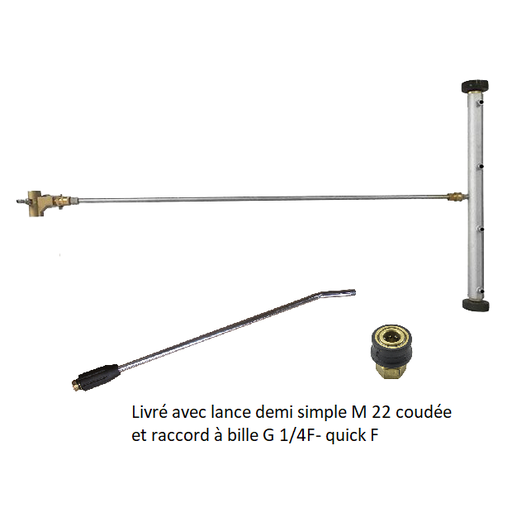 [176333] LANCE LAVAGE CHASSIS (gicleurs 05,rallonge) NHP 7870/7970/8870