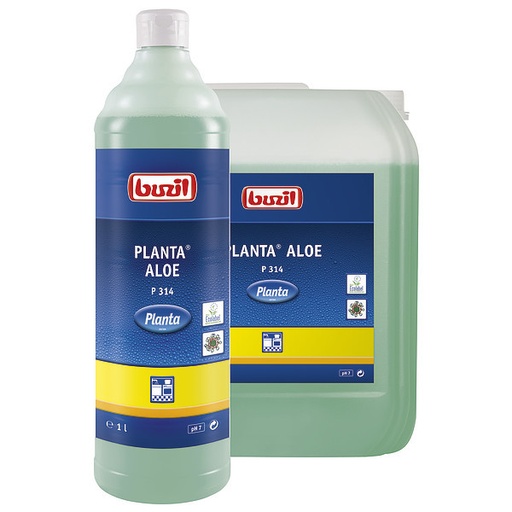 [215007] P314 PLANTA ALOE LIQUIDE VAISSELLE BIDON 1L