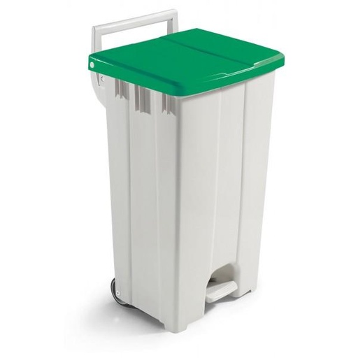 [310304] POUBELLE POLARIS 90 LITRES COUVERCLE VERT