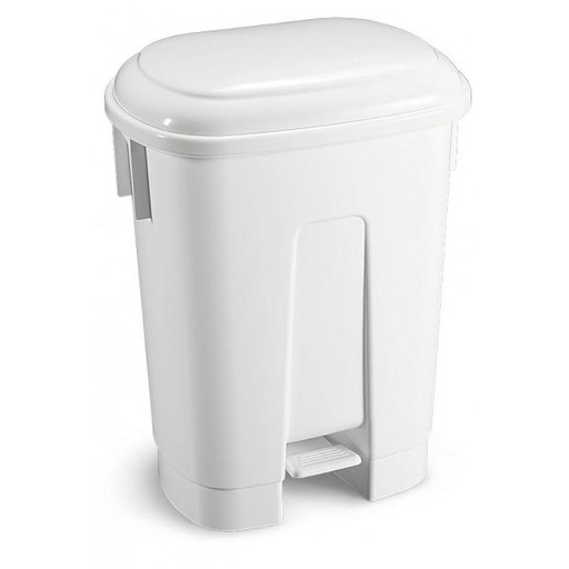 [310321] POUBELLE SIRIUS 60L COUVERCLE BLANC