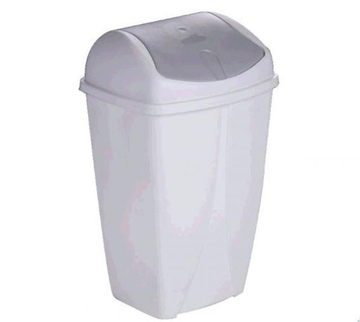 [310328] POUBELLE SWING 25L BLANCHE