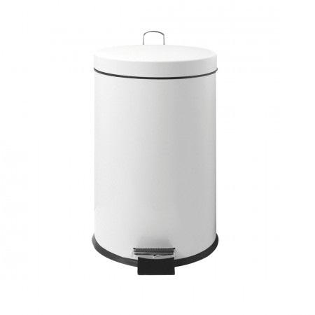 [310345] POUBELLE METAL 3L LAQUEE BLANCHE