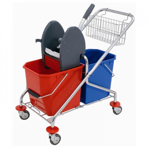 [410105] CHARIOT PLIABLE 2x15L METAL