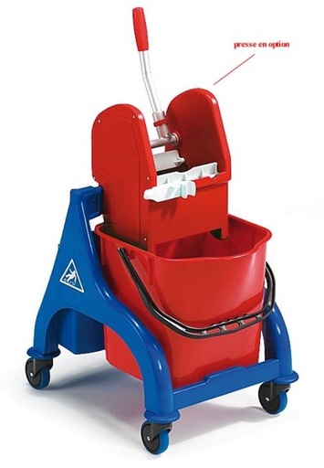 [410107] CHARIOT DE LAVAGE ORION 1X15L SANS PRESSE