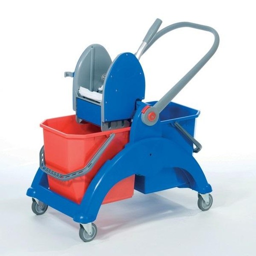 [410110] CHARIOT DE LAVAGE SKY 2x15L + CASSETTE PRODUIT (SANS PRESSE)