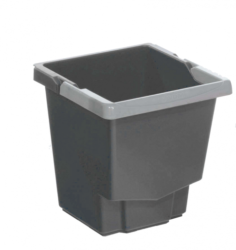[411135] SEAU 15L GRIS POUR CHARIOT IDEATOP