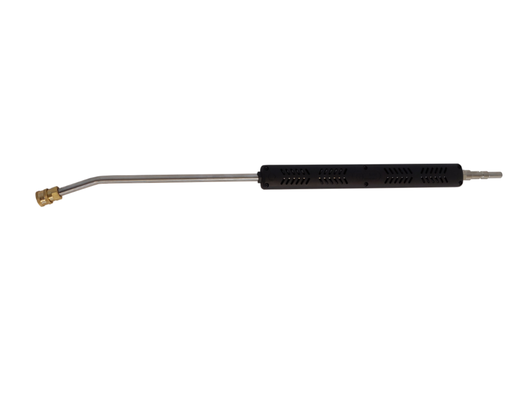 [176347] LANCE SIMPLE 150 cm ACIER CHROME M KW/F QUICK COUDE NHP(sans gicleur)