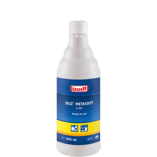 [211110] G507 BUZ METASOFT Nettoyant inox bidon 600ml - New