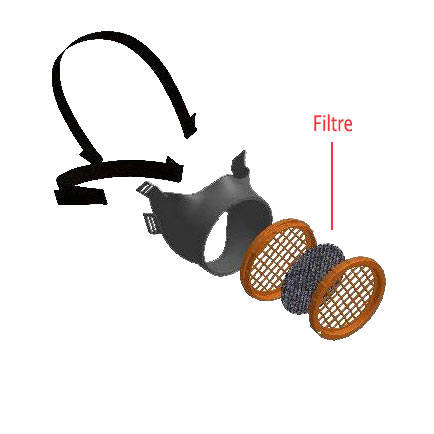 [460335] Filtre OCOV , sachet de 5 filtres